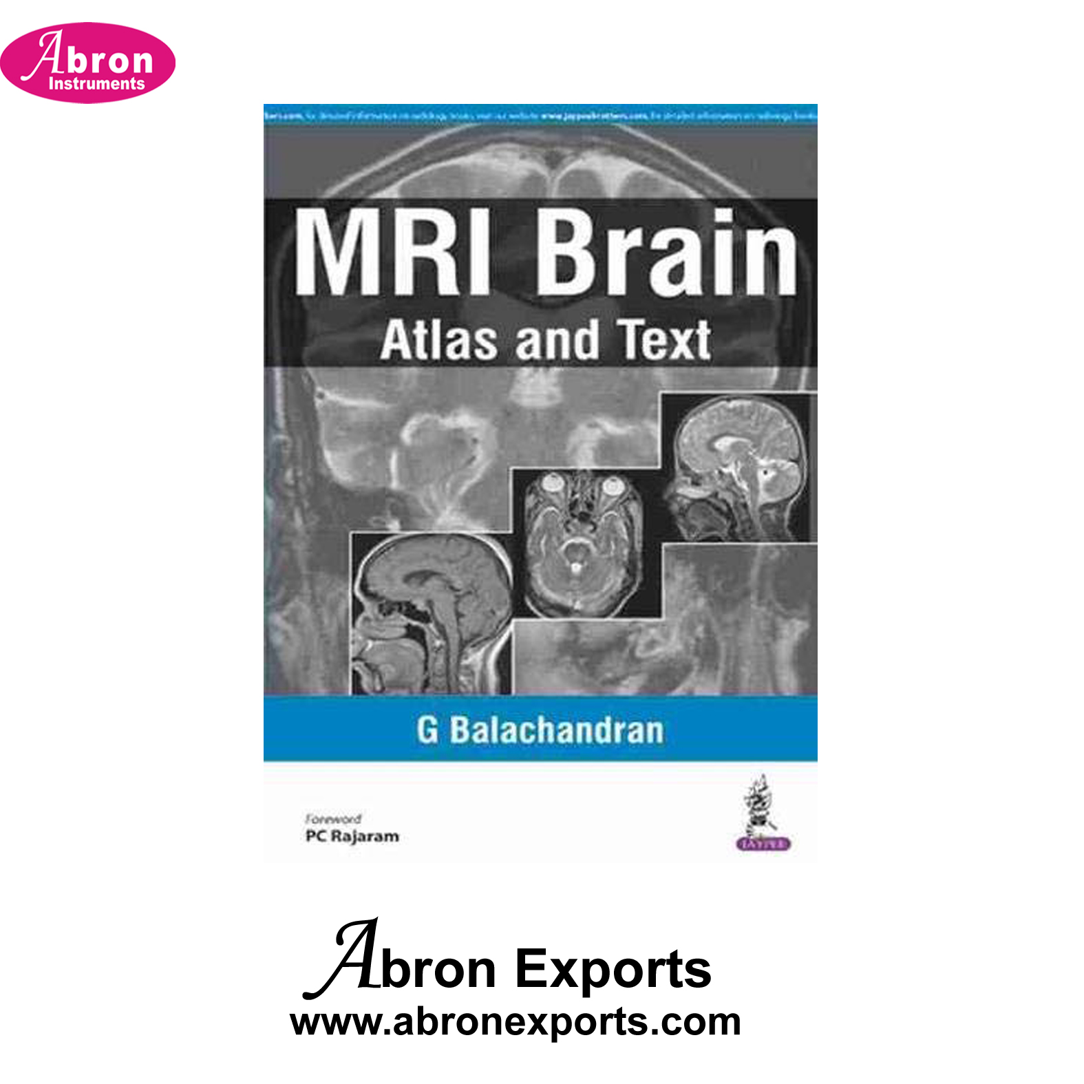 MRI Scan Book Brain Atlas and Text Book Abron ABM-2291BKB 